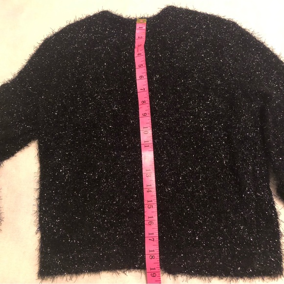 Amazing vintage fuzzy sparkly cardigan by Studio Holt Renfrew size Small - Picture 10 of 14